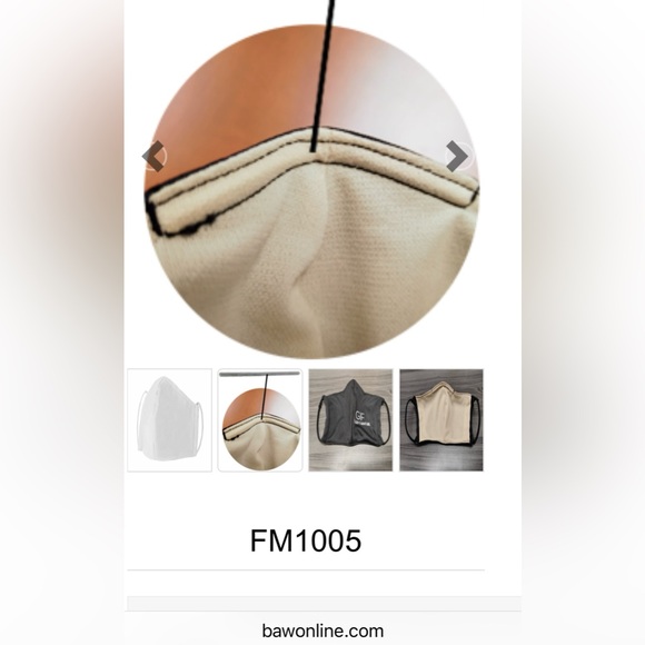 Adult Size Reusable Royal Blue Face Masks Suitable for Sublimation - Picture 3 of 6